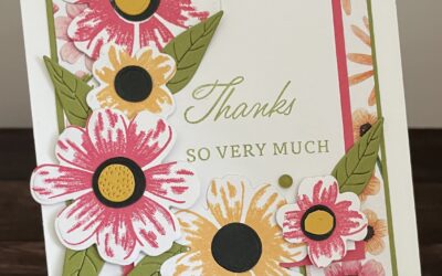 Saturday Card Sketch # 3031 Using Floral Impressions