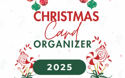 2025 Christmas Card Organizer
