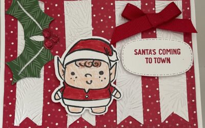 Santa’s Coming to Town- Using Sraps & New Product